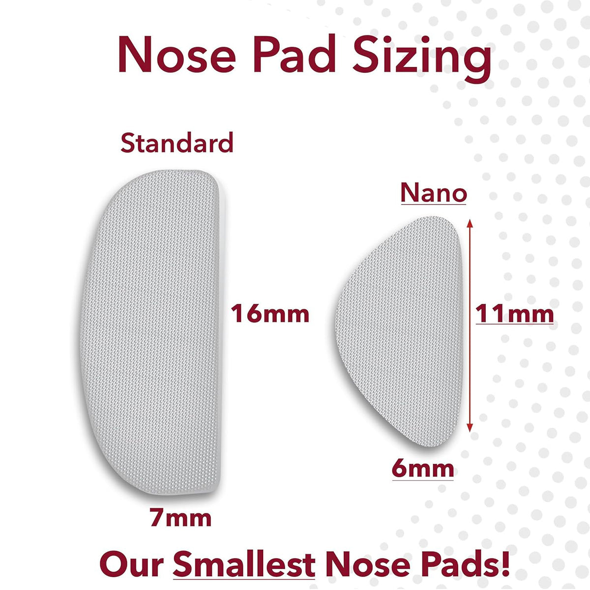 Setex Anti-Slip Nosepads Nano (0.6mm) Clear, 5 pairs