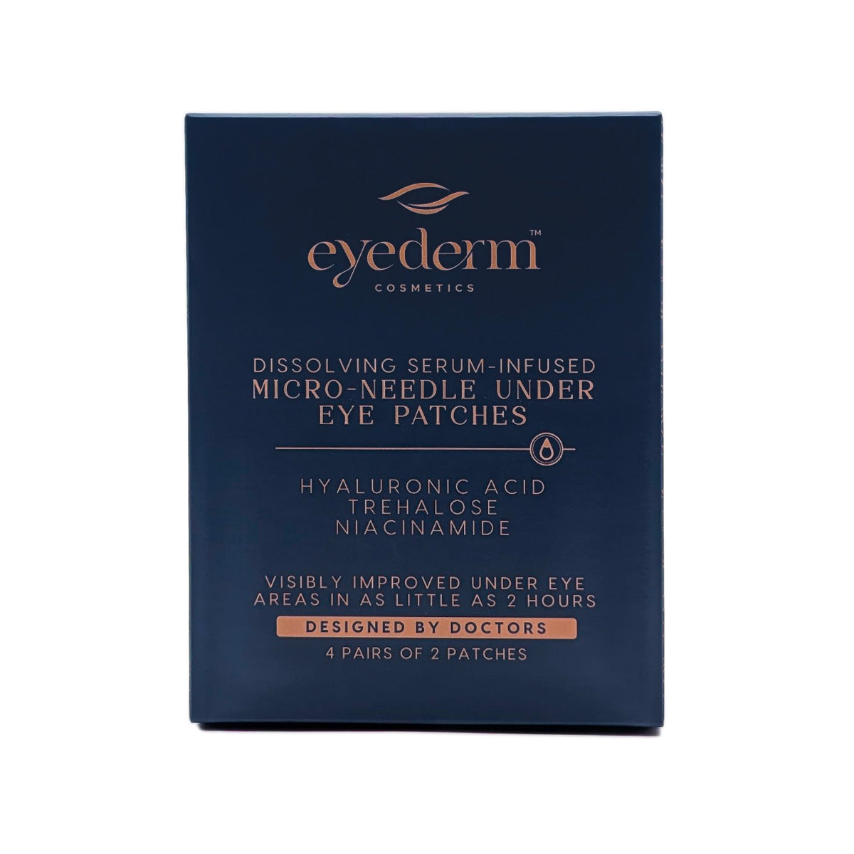 EyeDerm Micro-Needle Under Eye Patches (4 pairs)