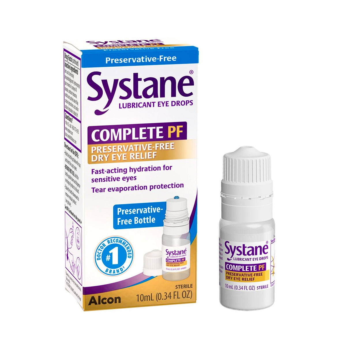 Systane Complete PF Preservative-Free Lubricant Eye Drops