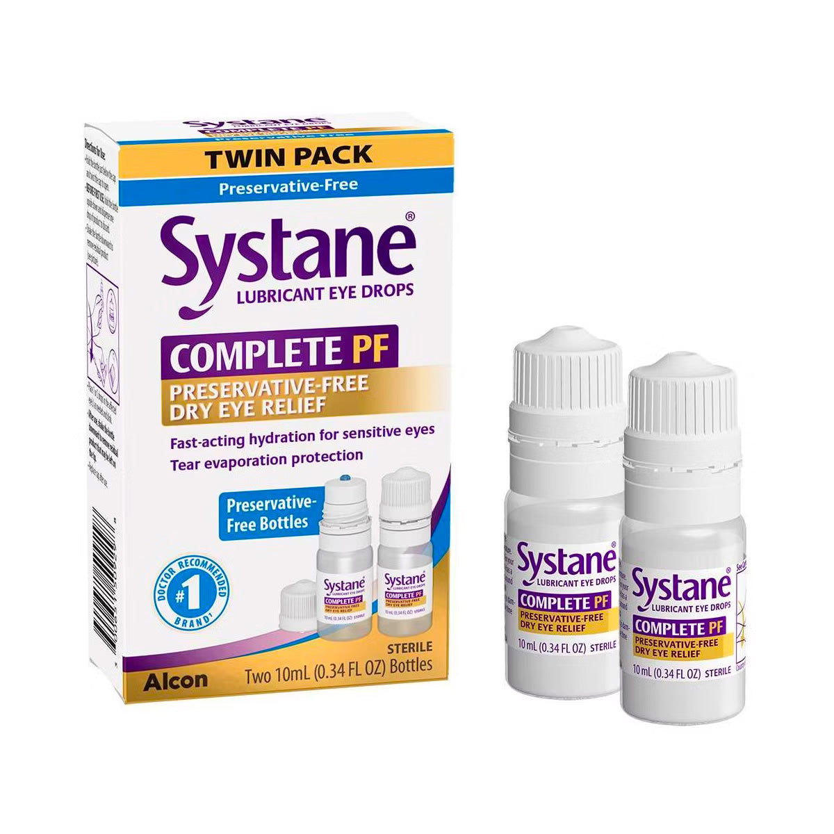 Systane Complete PF Preservative-Free Lubricant Eye Drops