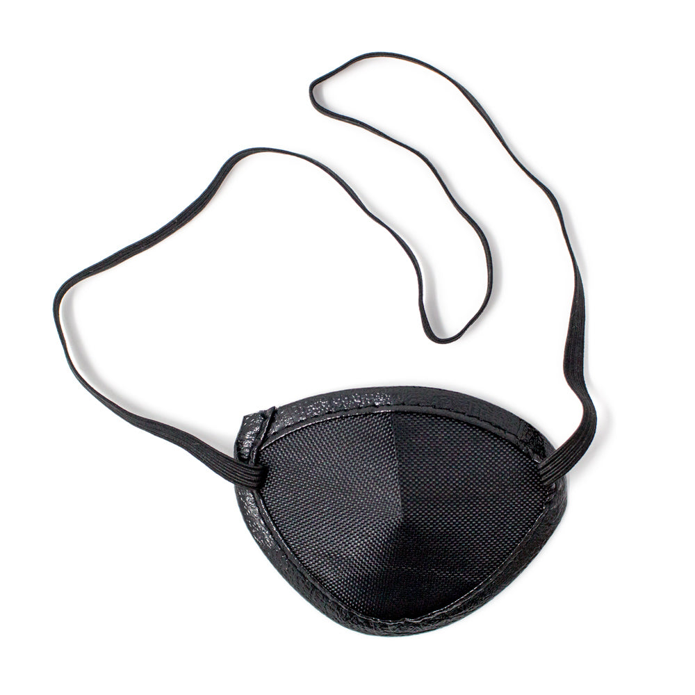 Eye Patch w/ foam, Large, Black, Elastic