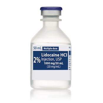 Lidocaine Injection 2%, 50mL