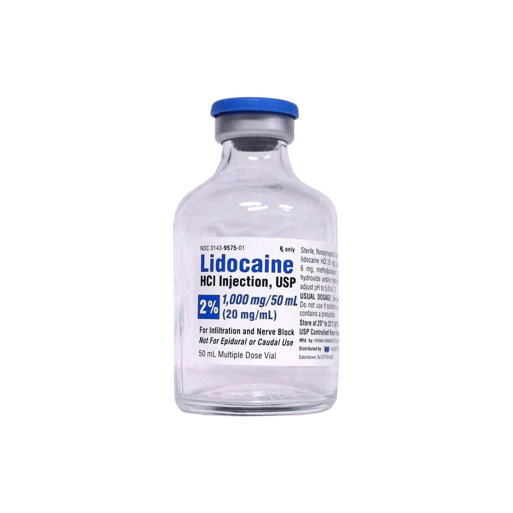 Lidocaine Injection 2%, 50mL