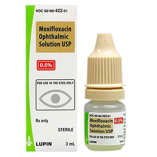 Moxifloxacin 0.5%, 3ml generic, Alembic