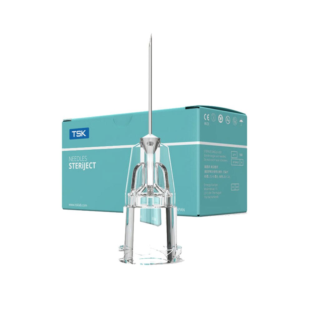 Needles, TSK SteriJect Disposable- 32g x 1/2" (13mm), 100/Box
