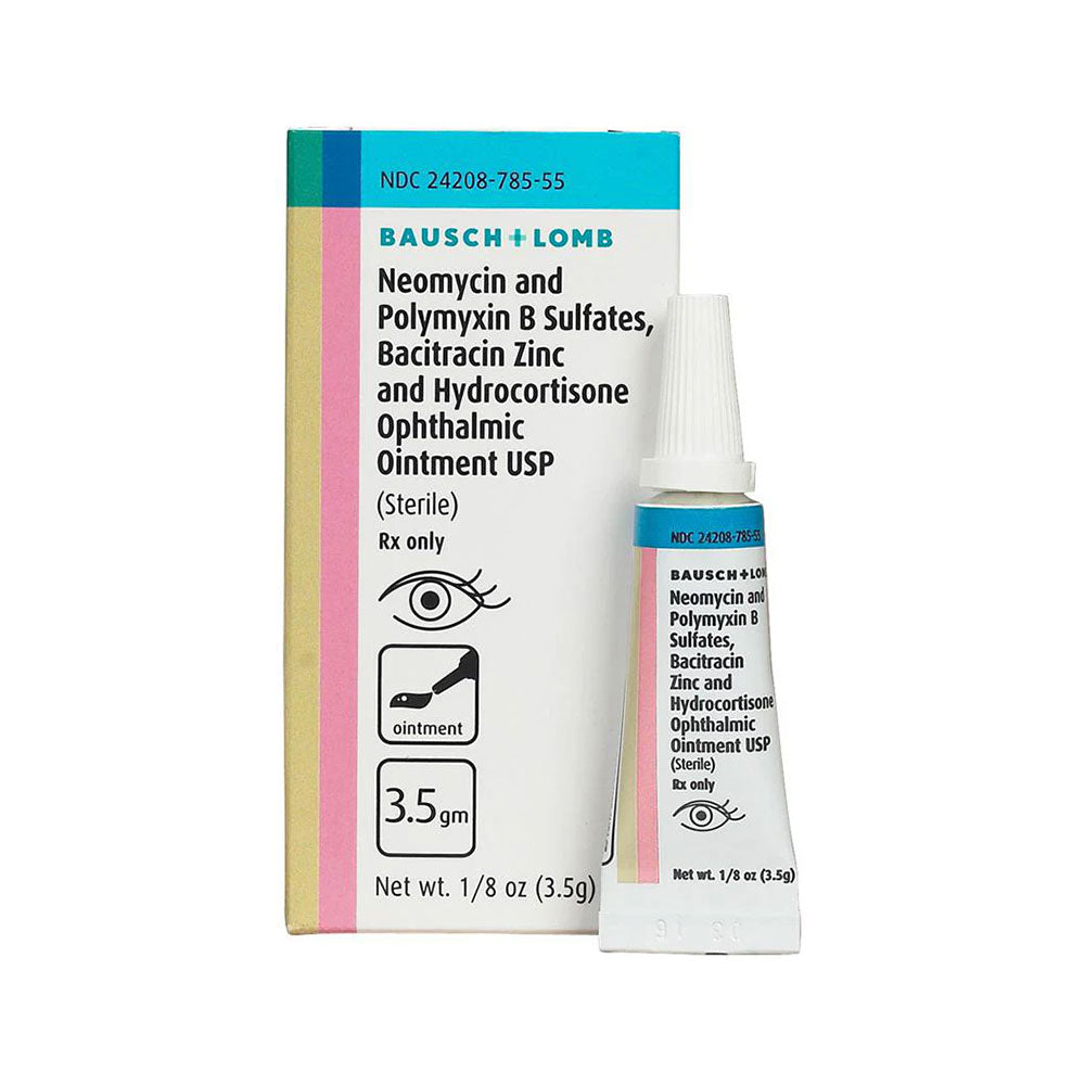 Bacitracin Zinc Polymyxin B Sulfate Ophthalmic Ointment 3.5g, Bausch