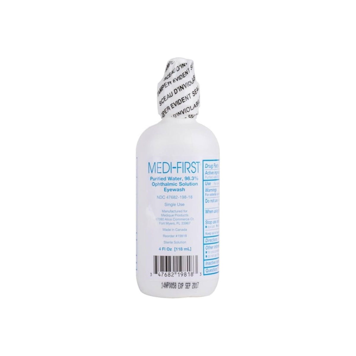 Eye Wash, 4 oz, Medi First