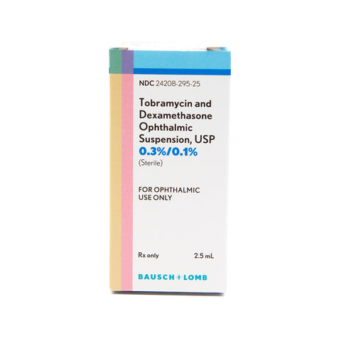 Tobramycin Dexamethasone [TOBRADEX] 0.3%/0.1% 2.5mL