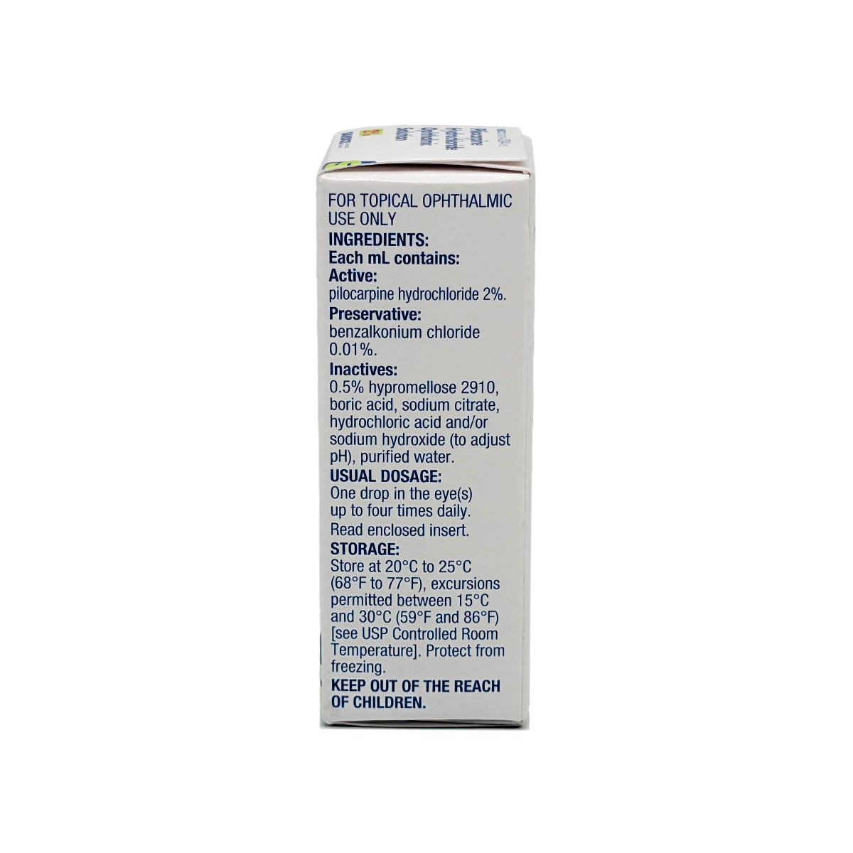 Pilocarpine, 2%, Sandoz 15mL