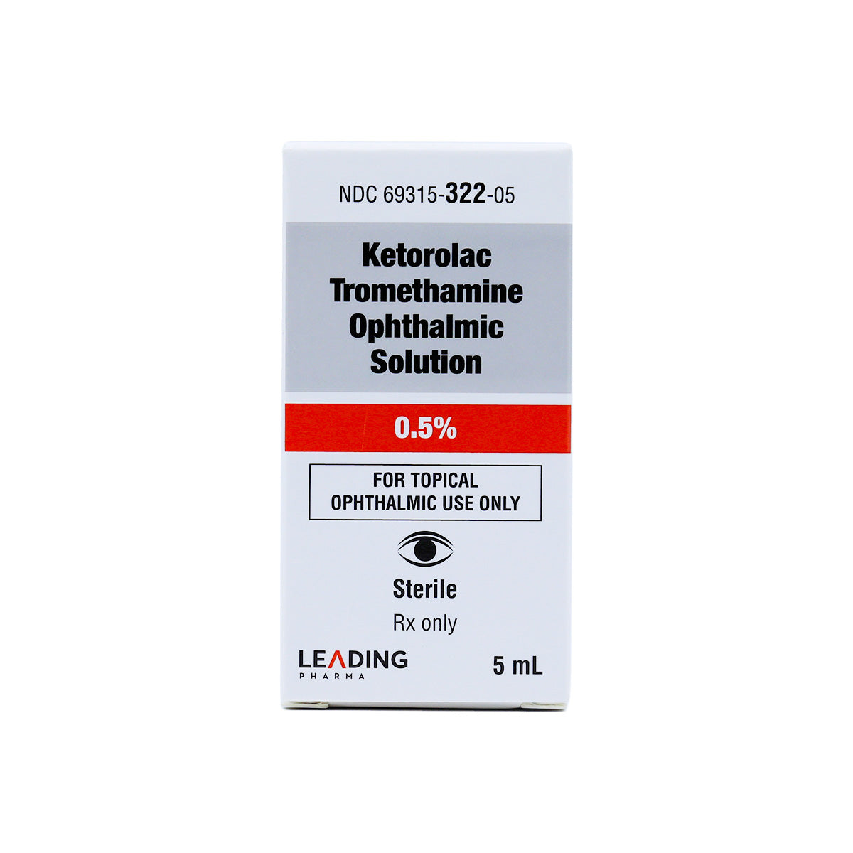 Ketorolac Ophthalmic Solution 0.5% 5mL