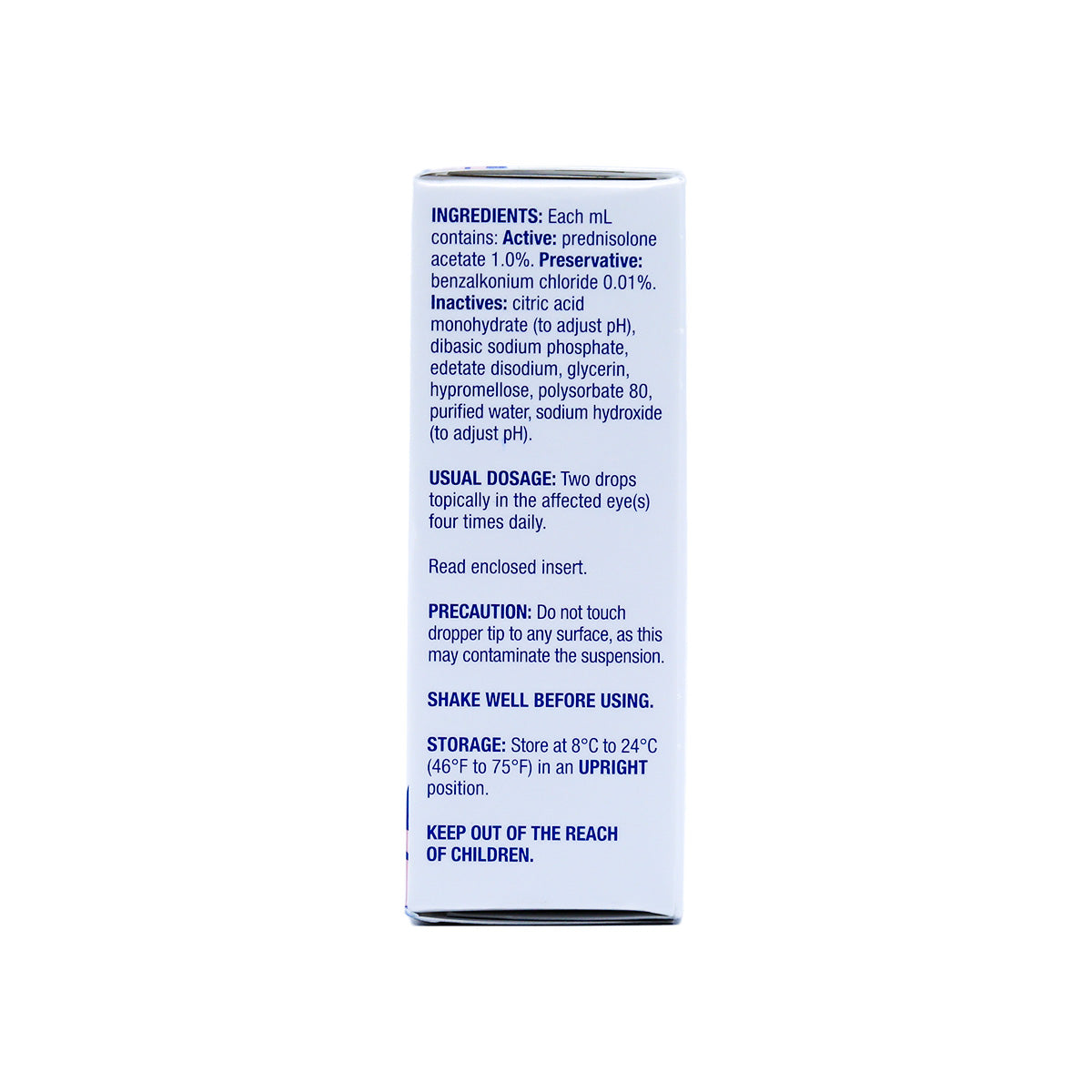 Prednisolone Acetate 1% 5mL Ophthalmic Solution