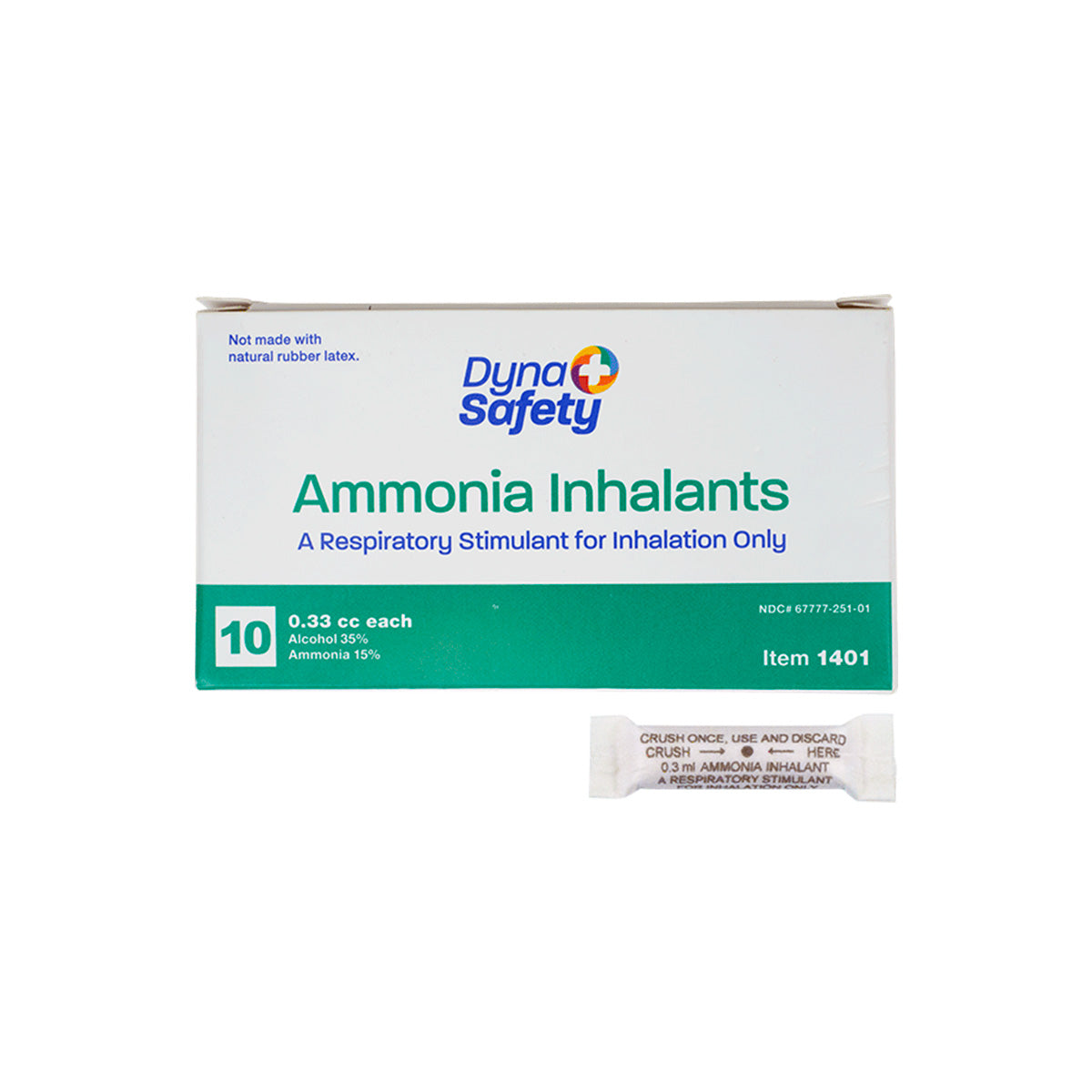 Ammonia Inhalants 0.33cc 10/Box