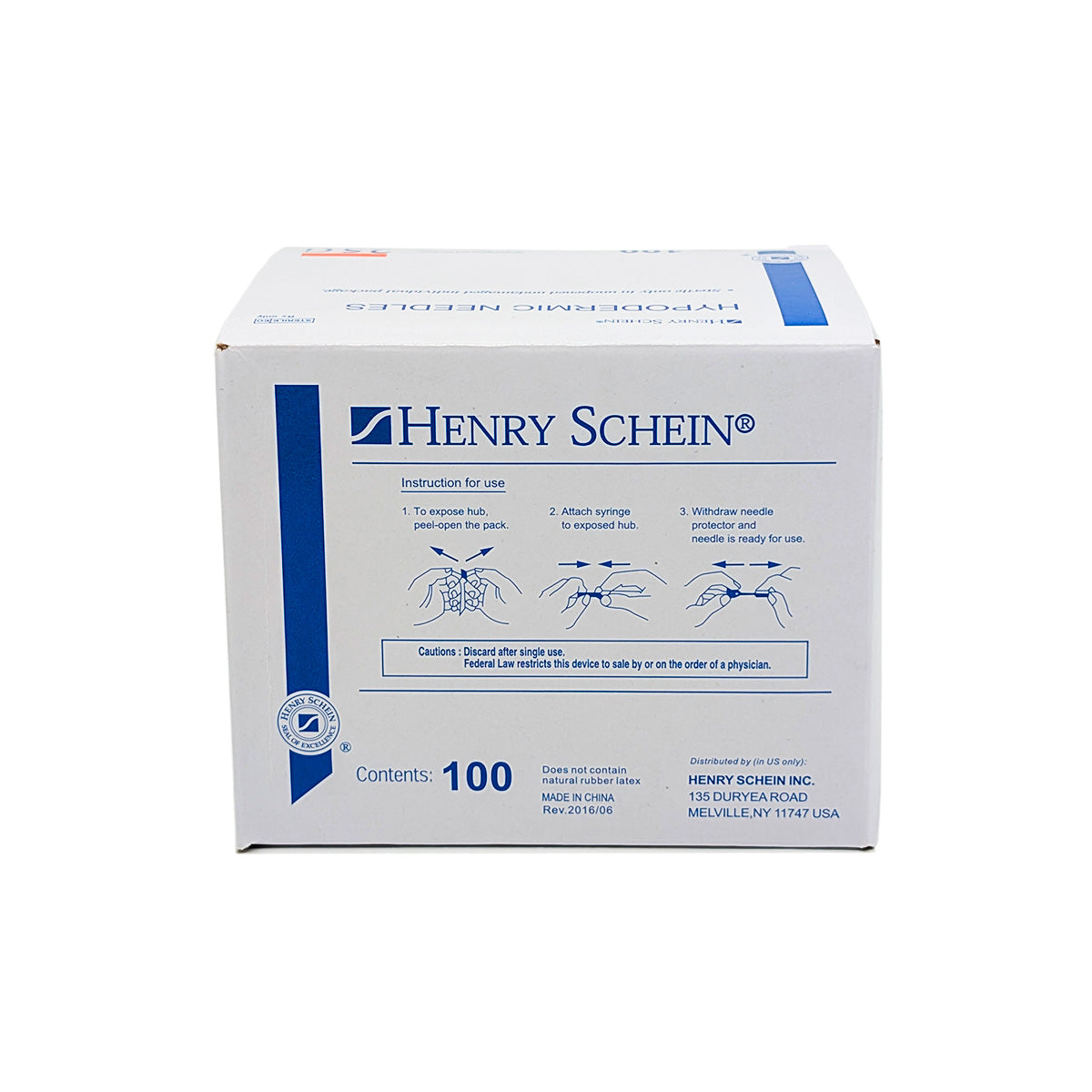 25g x 1-1/2" Needles 100/Box