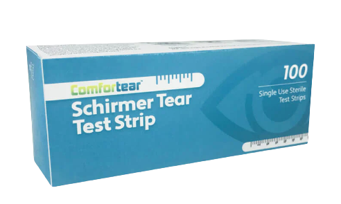 Schirmer Strips Eye (100/Box) - Comfortear Optometry at Stag Medical - Eye Care, Ophthalmology and Optometric Products. Shop and save on Proparacaine, Tropicamide and More at Stag Medical & Eye Care Supply