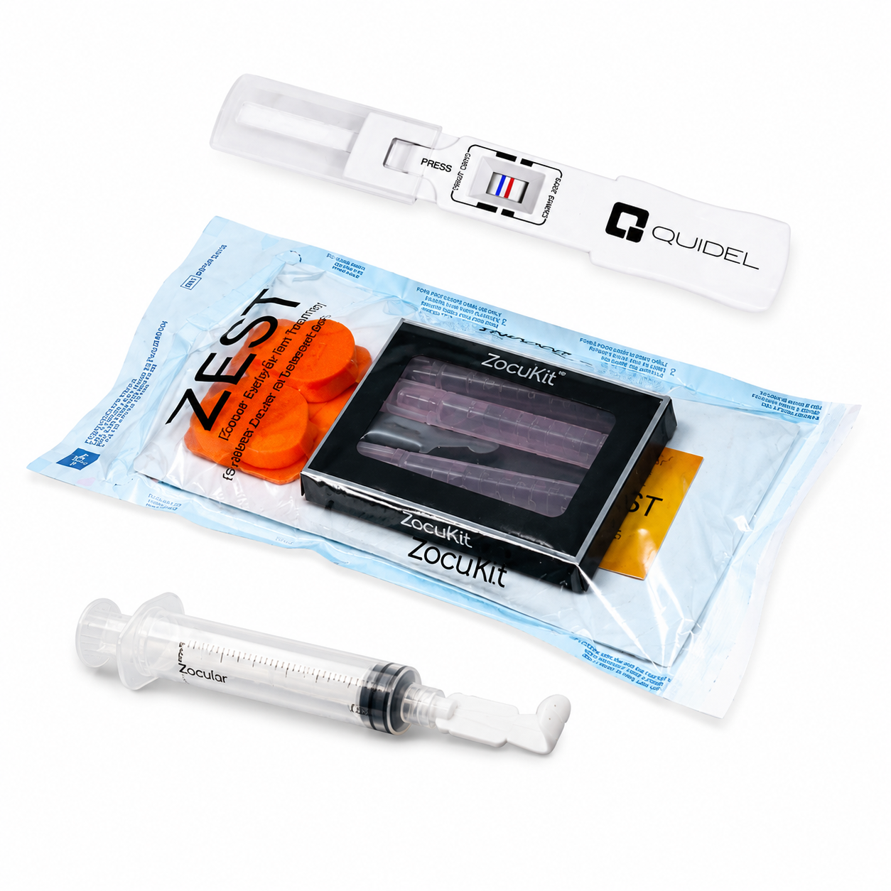 Test and Restore Kit™ — InflammaDry® · Rinsada® · ZEST®