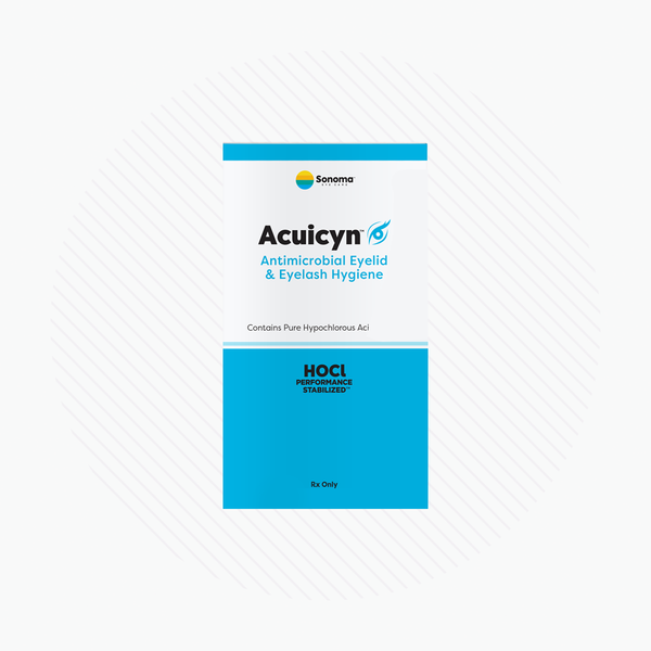 Acuicyn Antimicrobial Eyelid & Eyelash Hygiene - Hypochlorous Solution