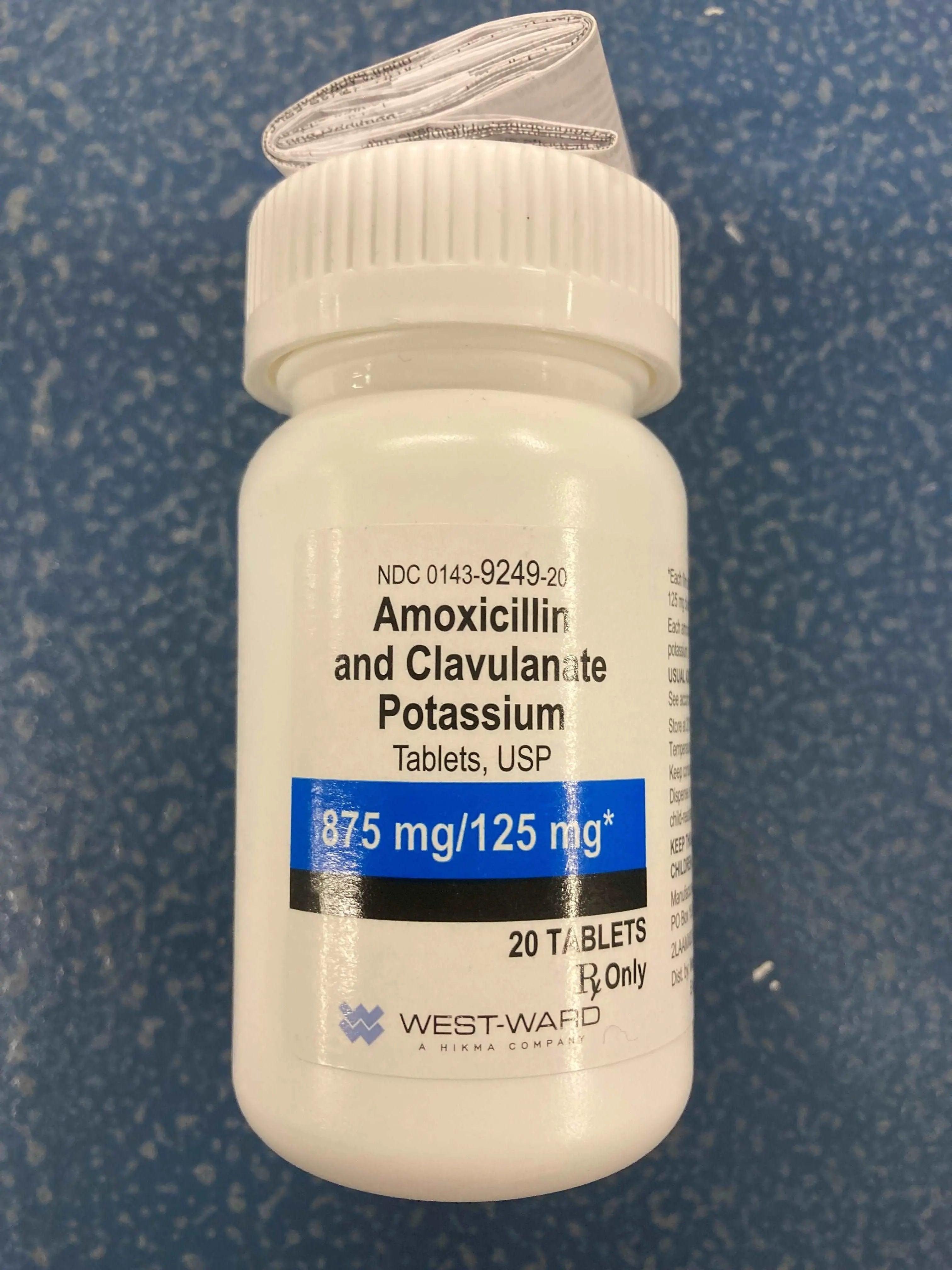 Amoxicillin Tablets / Clavulanate Potassium 875mg/125mg tablets, 20/Count Pharmaceutical at Stag Medical - Eye Care, Ophthalmology and Optometric Products. Shop and save on Proparacaine, Tropicamide and More at Stag Medical & Eye Care Supply