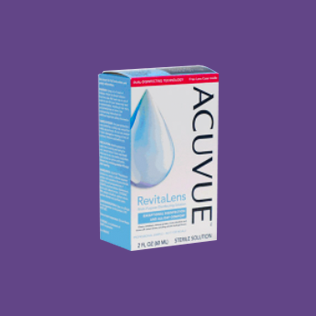 Acuvue RevitaLens Multi-Purpose Disinfecting Solution 2 oz - Travel - Doctor Sample