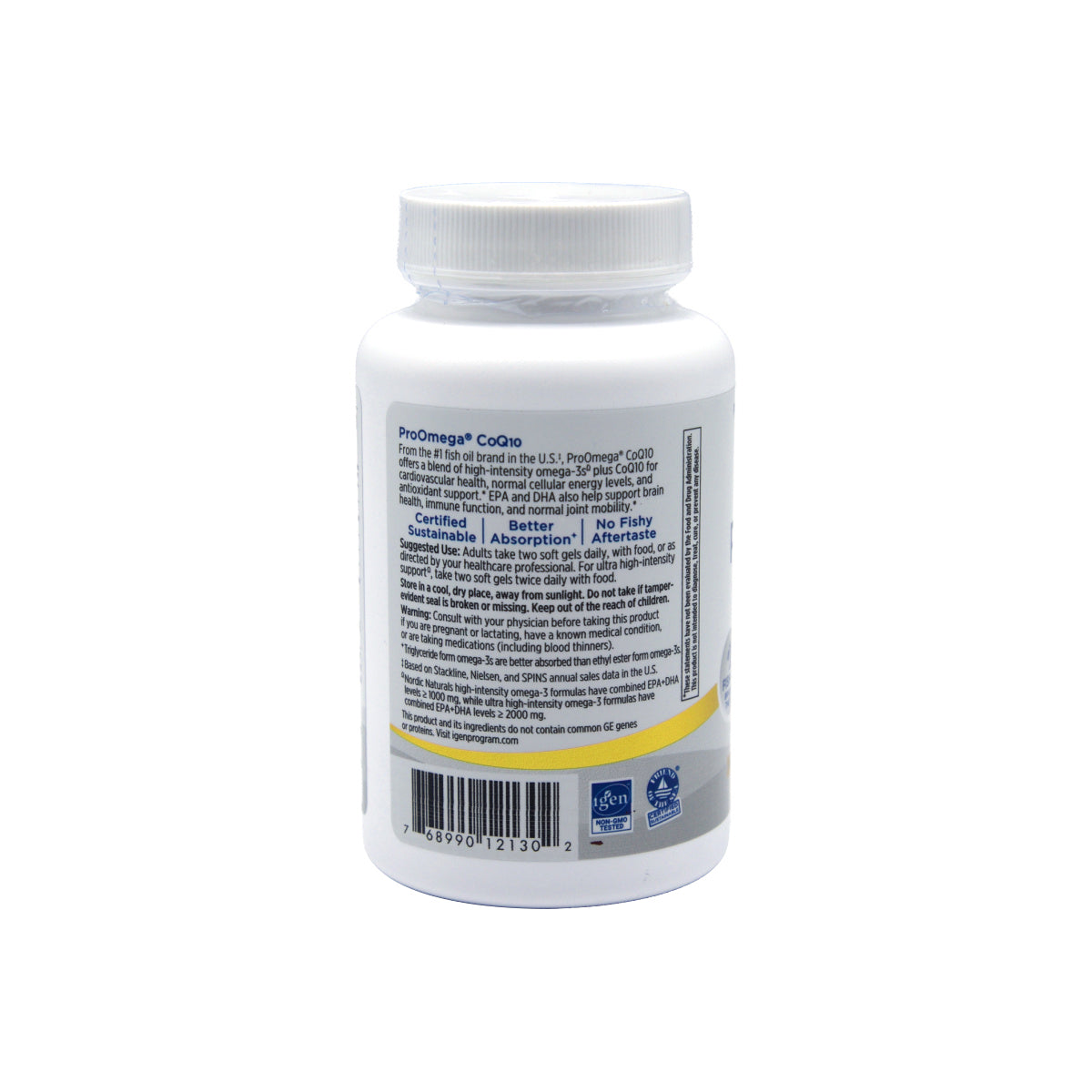 Nordic Naturals ProOmega-CoQ10 - Fish Oil with CoQ10 (60ct)