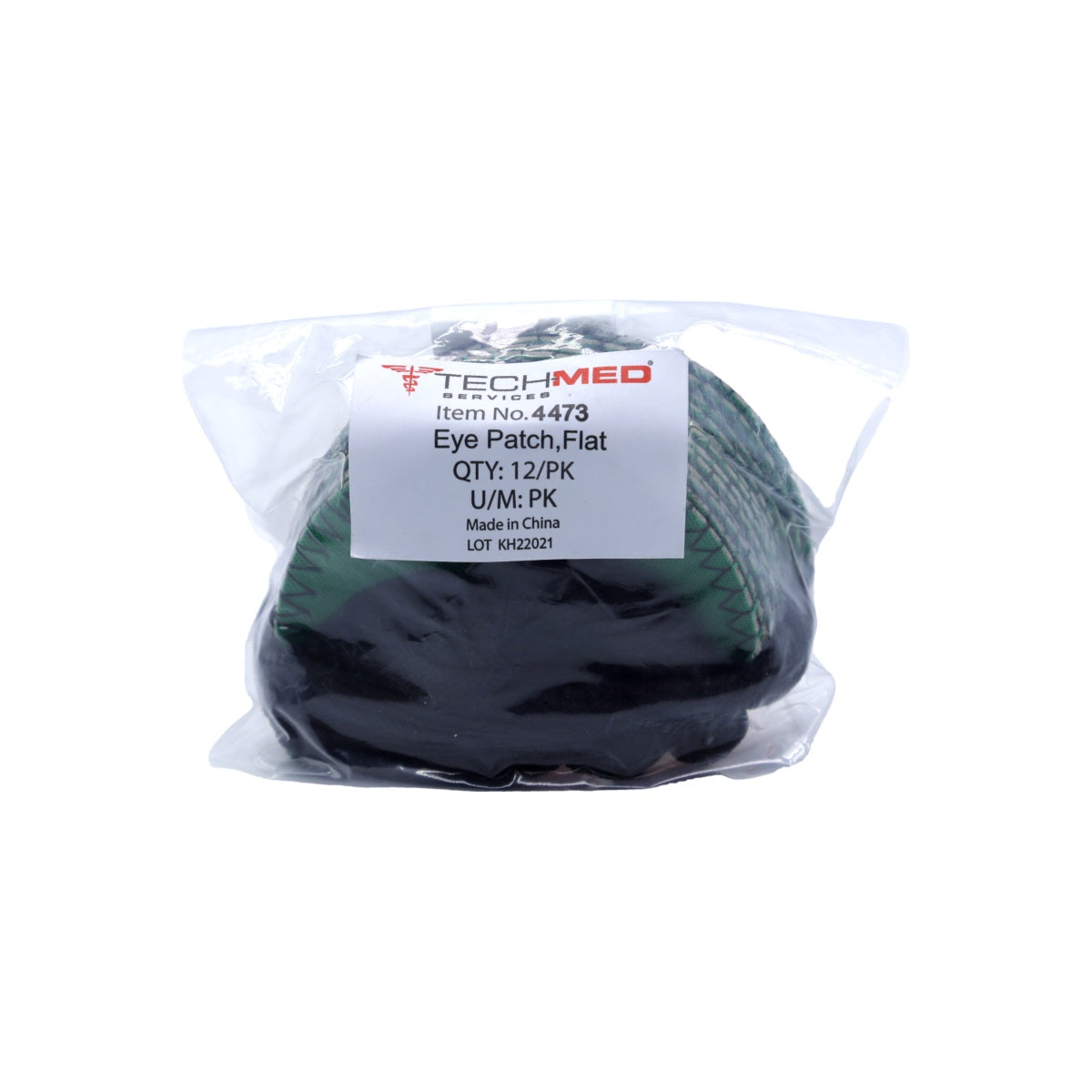 Eye Patch, Elastic Band Black - 12/Box