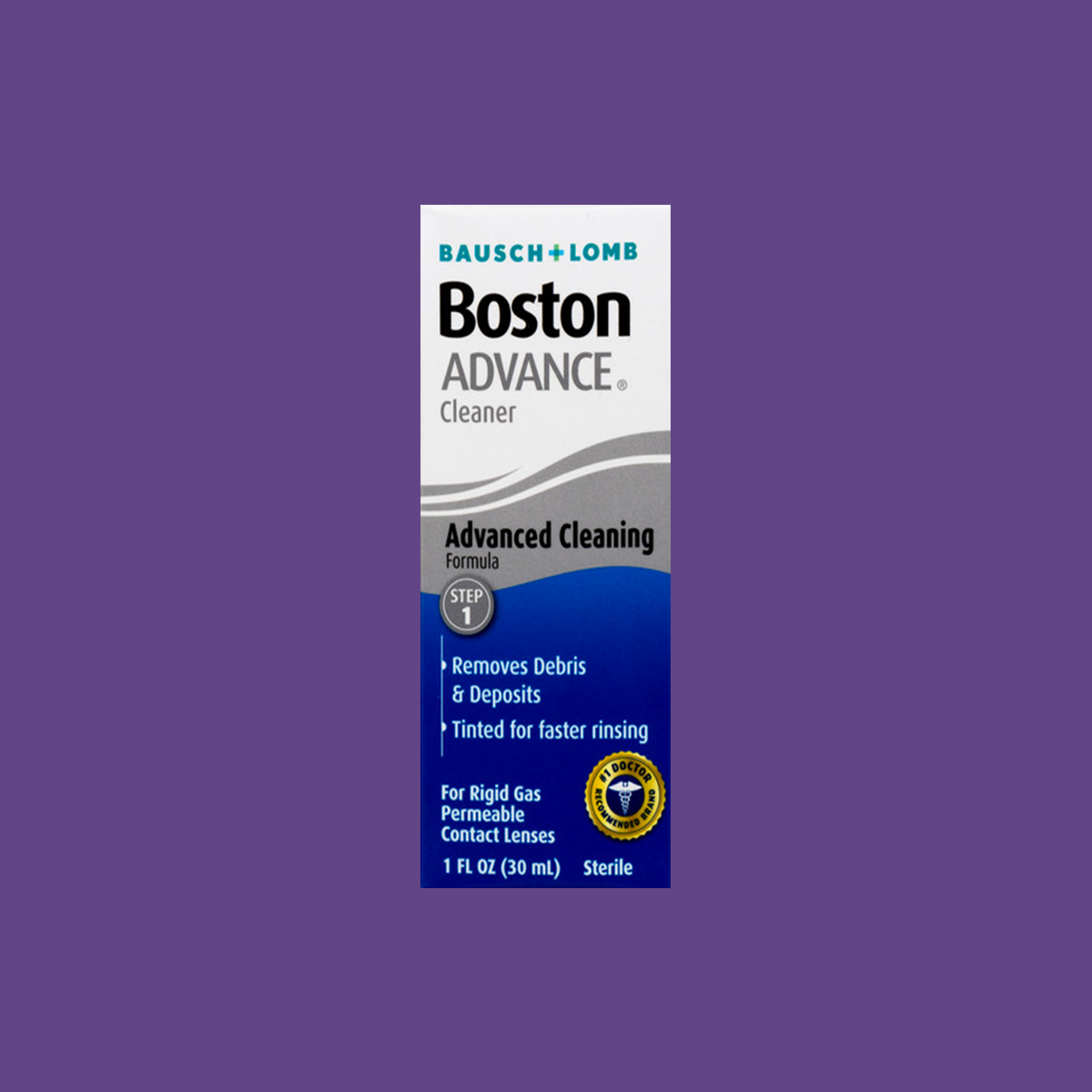 Boston Advance Cleaner Solution, for Gas Permeable Contact Lenses, 1 Fl Oz