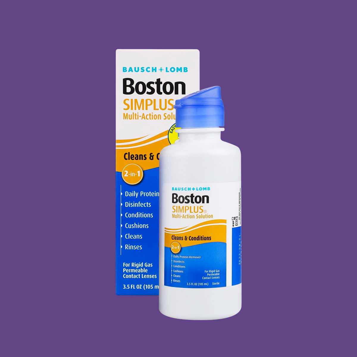 Boston Simplus Multi-action Rigid Gas Perm Solution, 3.5oz