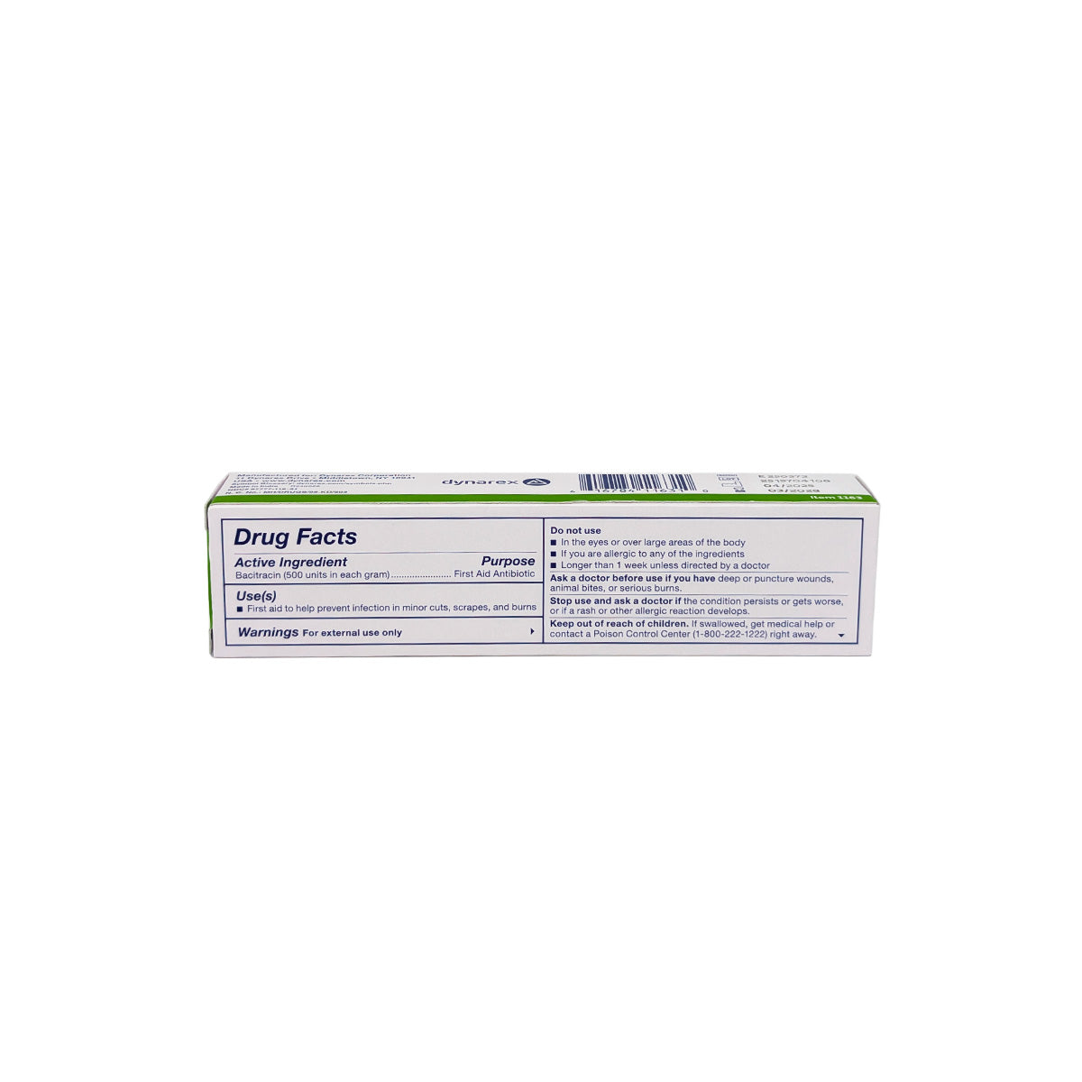 Bacitracin Ointment Usp 1oz Tube