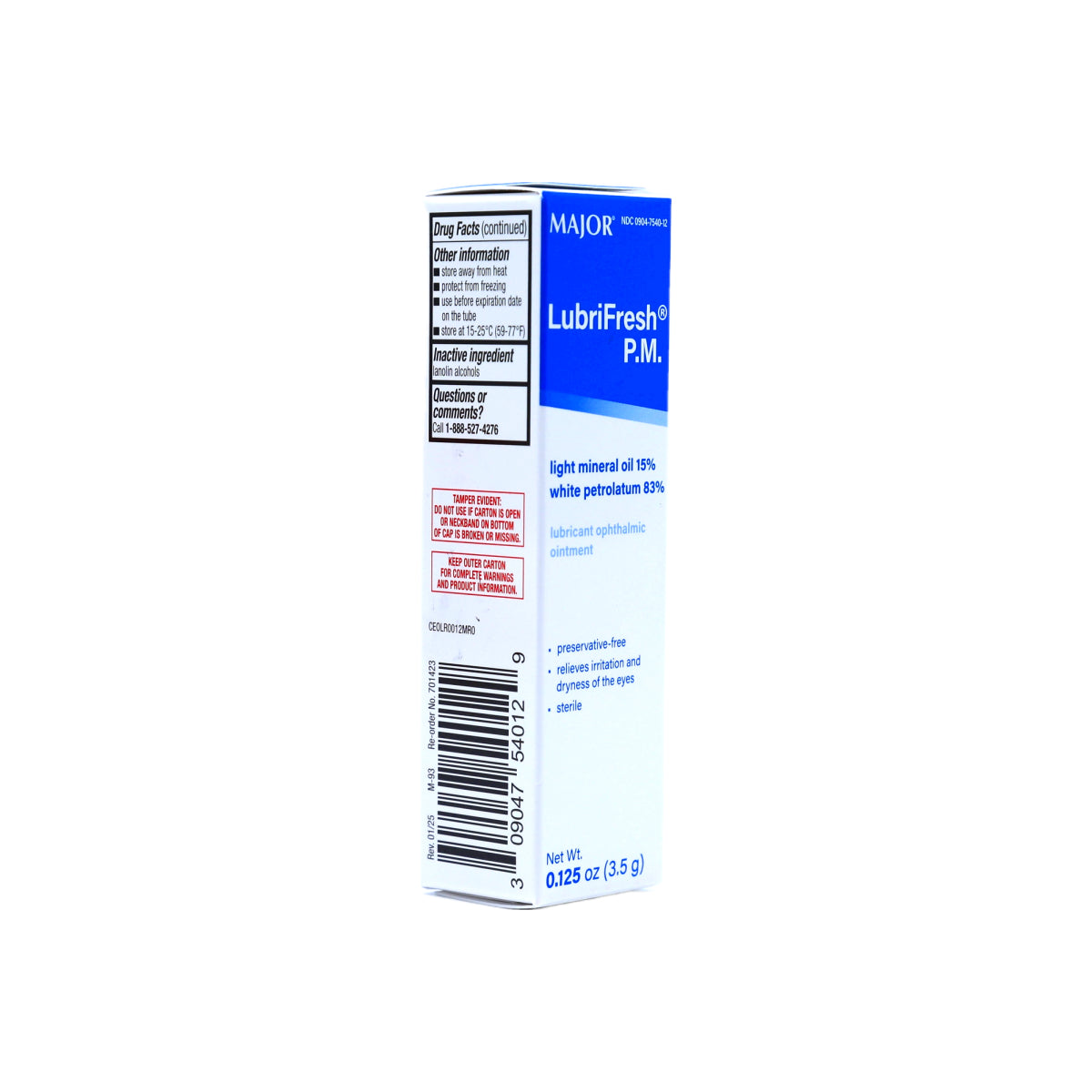Lubrifresh P.M. Lubricating Dry Eye Ointment 3.5GM