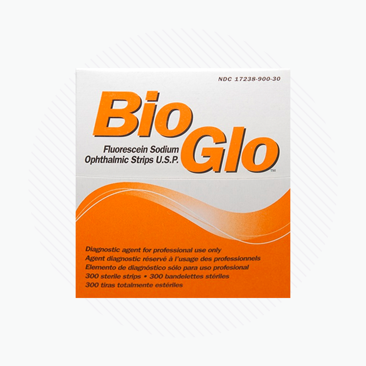 Bio Glo Fluorescein Strips (300-Pack)