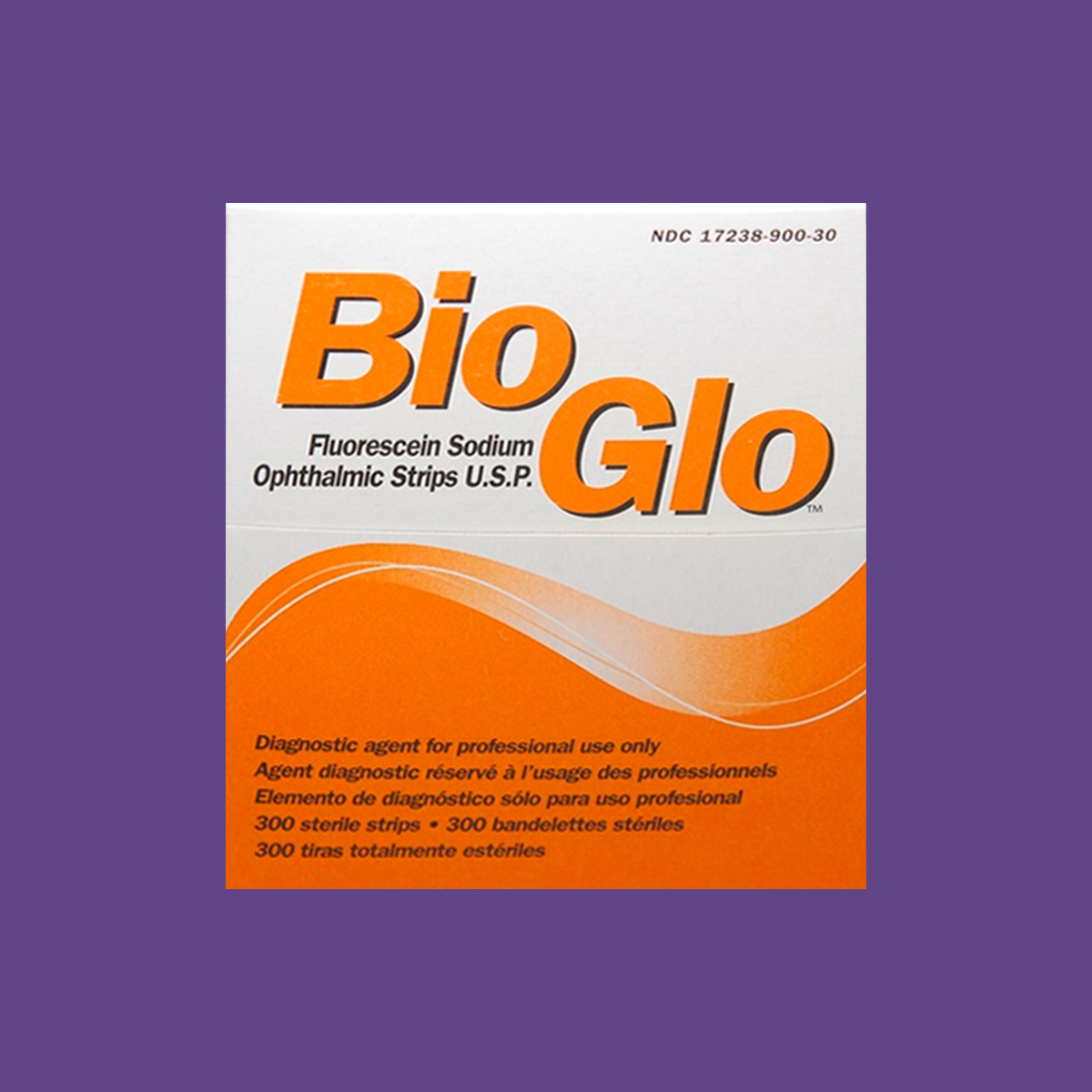 Bio Glo Fluorescein Strips (300-Pack)