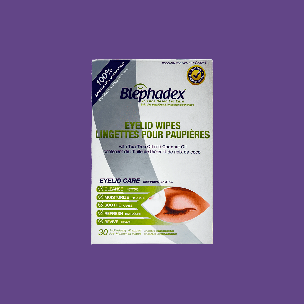 Blephadex Eyelid Wipes (1 month Box of 30)
