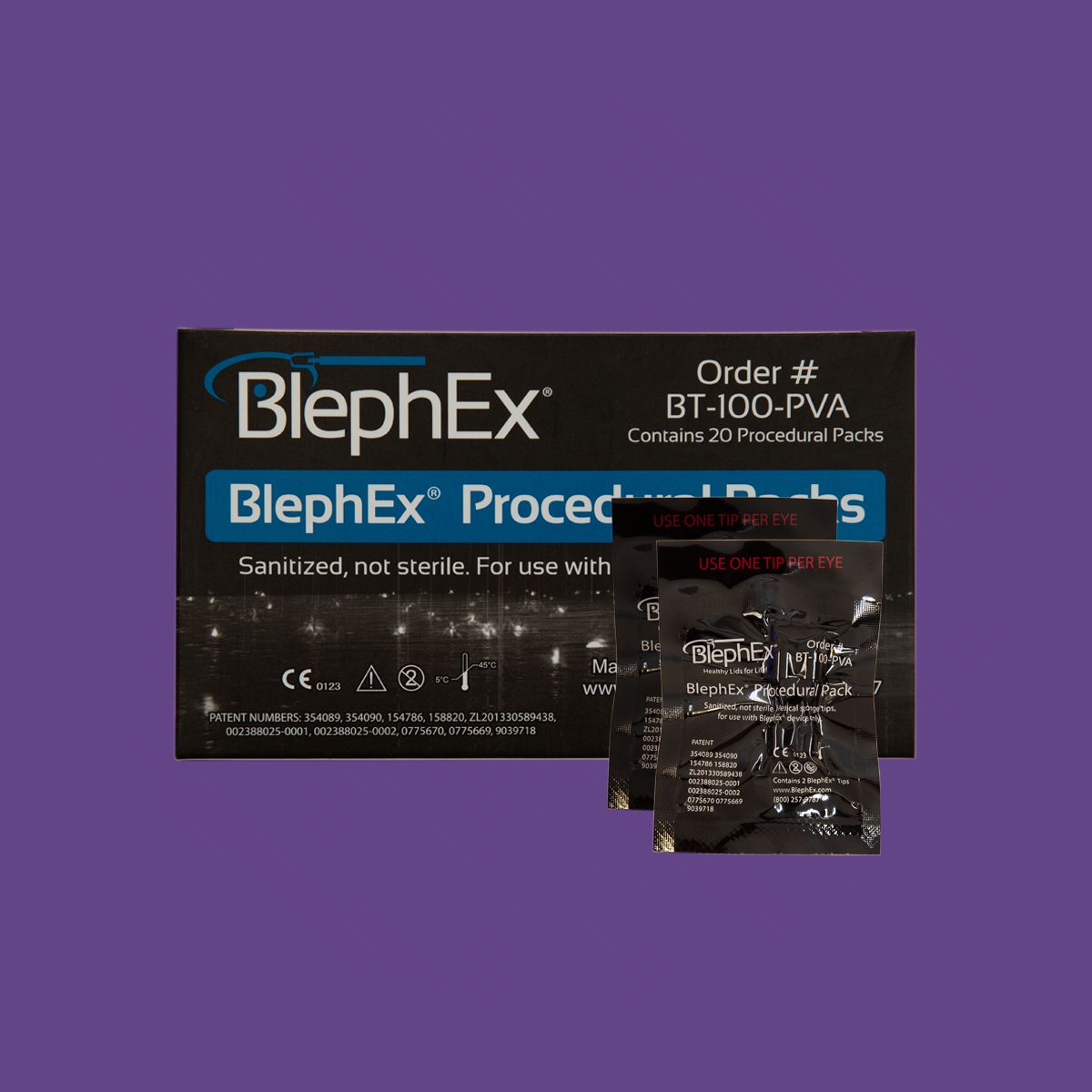 Blephex Procedural Packs (20 Packs or 40 Tips)