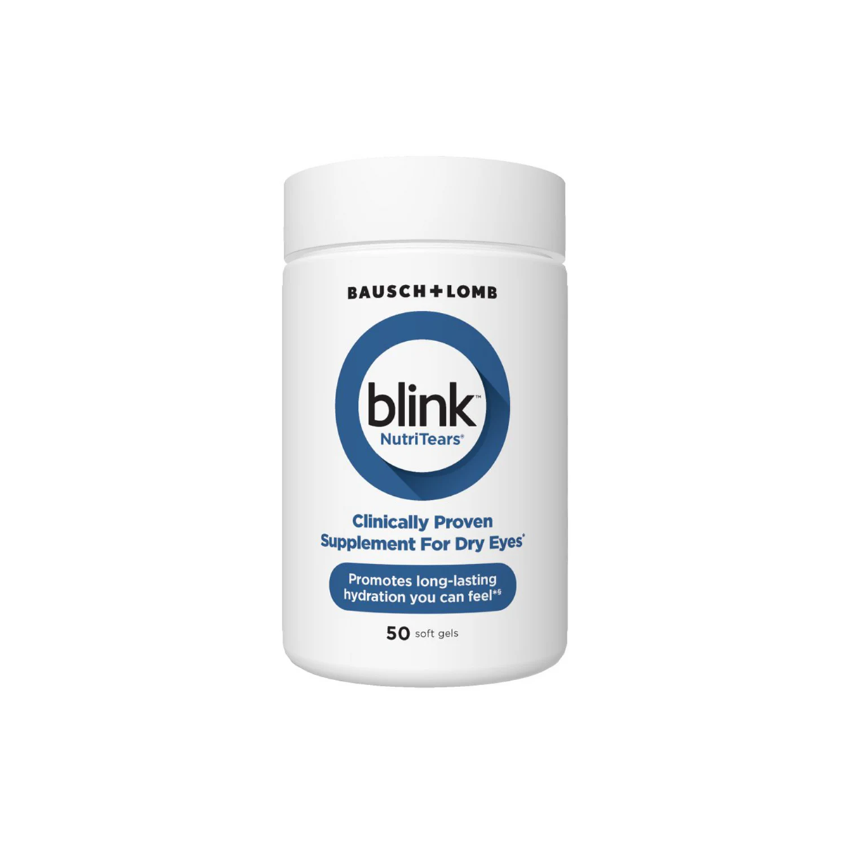 Blink NutriTears supplement for Dry Eyes (50 Softgels - 2 Mo Supply)