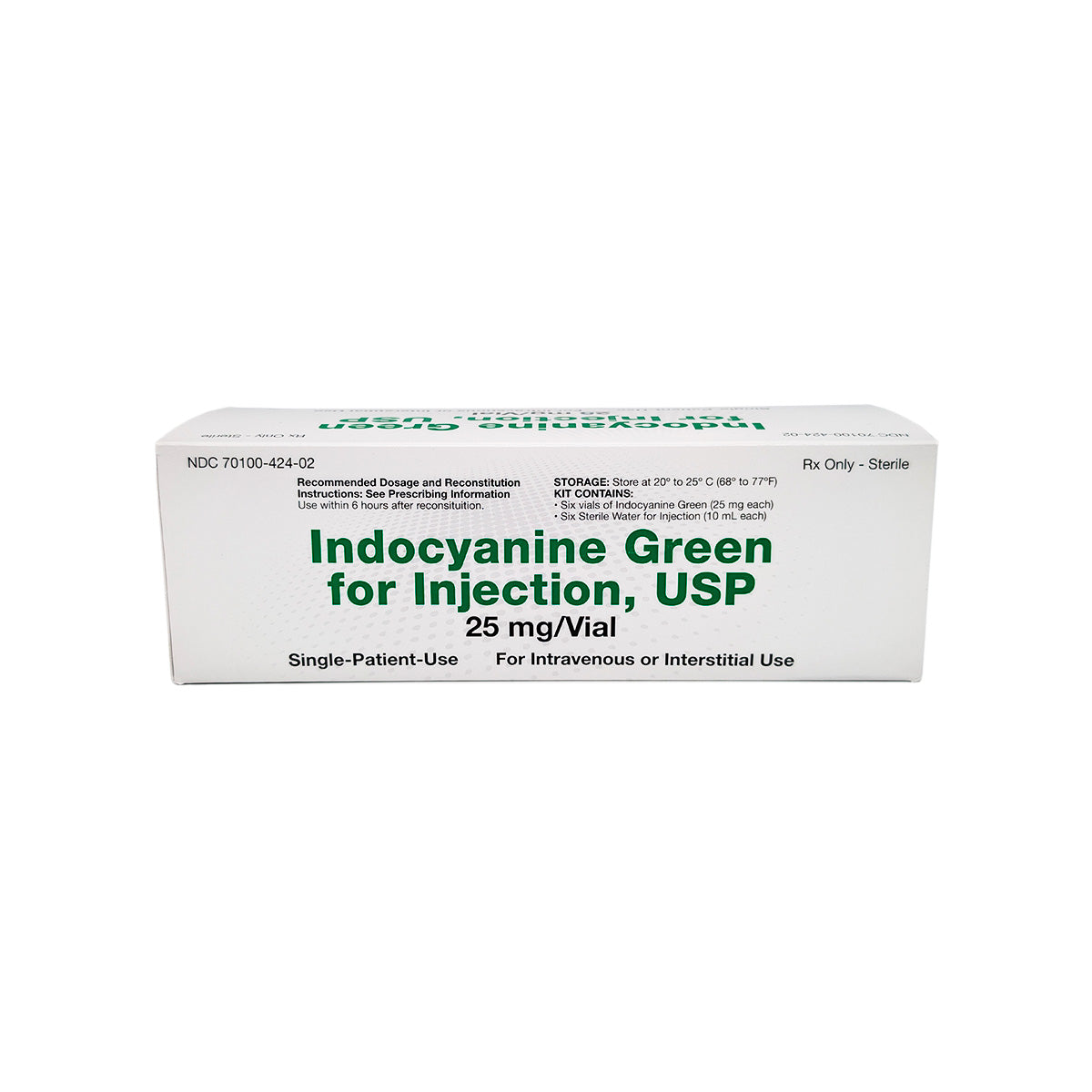 Indocyanine Green [ICG] Angiography Dye Injection