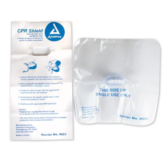 CPR Cardiopulmonary Resuscitation Face Shield - 100/Box at Stag Medical - Eye Care, Ophthalmology and Optometric Products. Shop and save on Proparacaine, Tropicamide and More at Stag Medical & Eye Care Supply