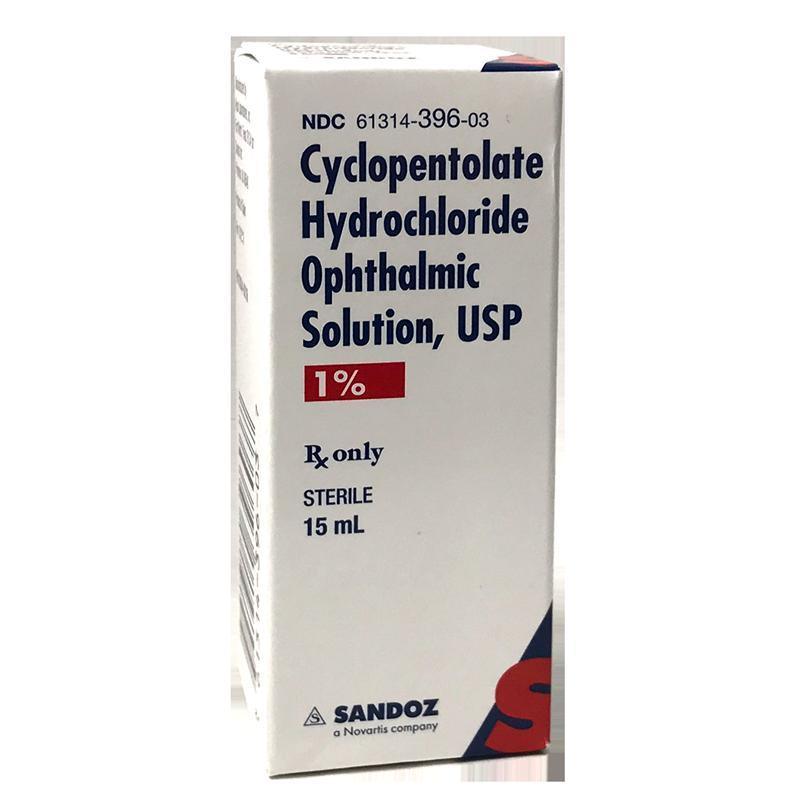 Cyclopentolate Ophthalmic Solution 1%, 15mL - Sandoz at Stag Medical - Eye Care, Ophthalmology and Optometric Products. Shop and save on Proparacaine, Tropicamide and More at Stag Medical & Eye Care Supply