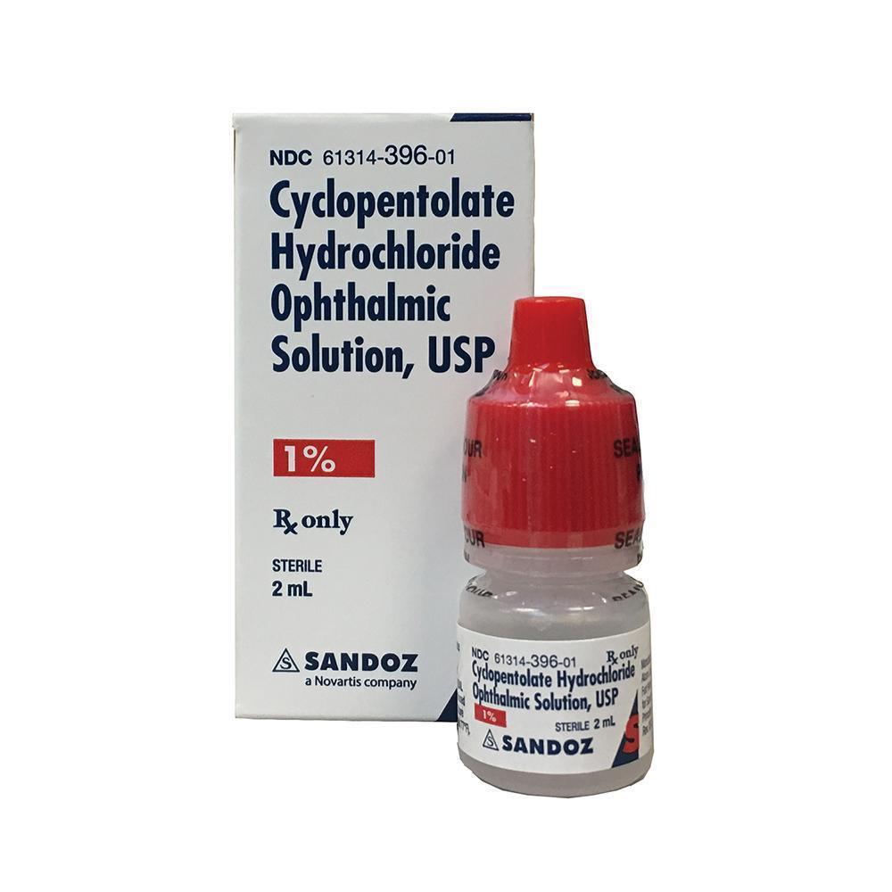 Cyclopentolate Ophthalmic Solution 1% 2mL - Sandoz at Stag Medical - Eye Care, Ophthalmology and Optometric Products. Shop and save on Proparacaine, Tropicamide and More at Stag Medical & Eye Care Supply