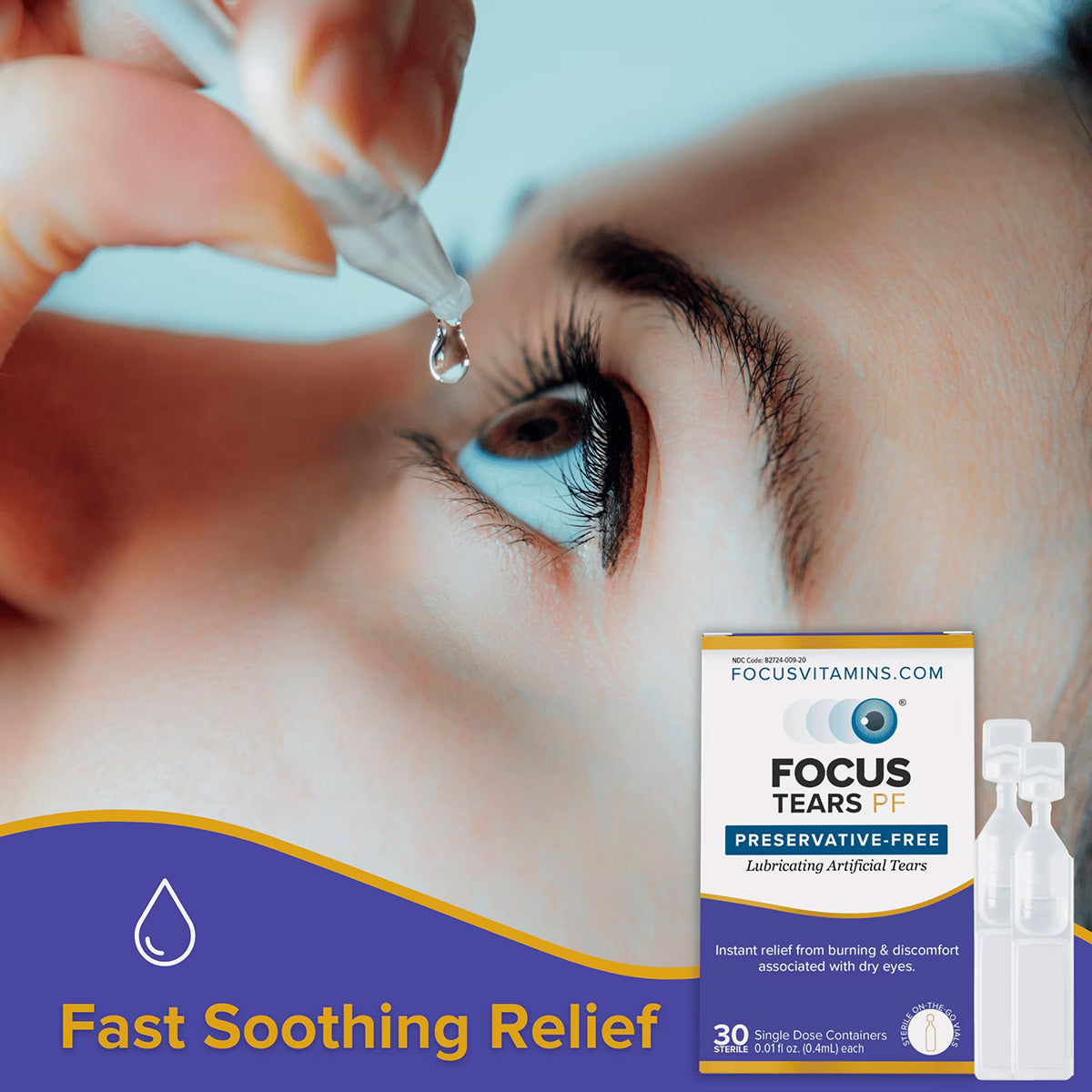 Focus Tears PF Eye Drops (30ct Vials)