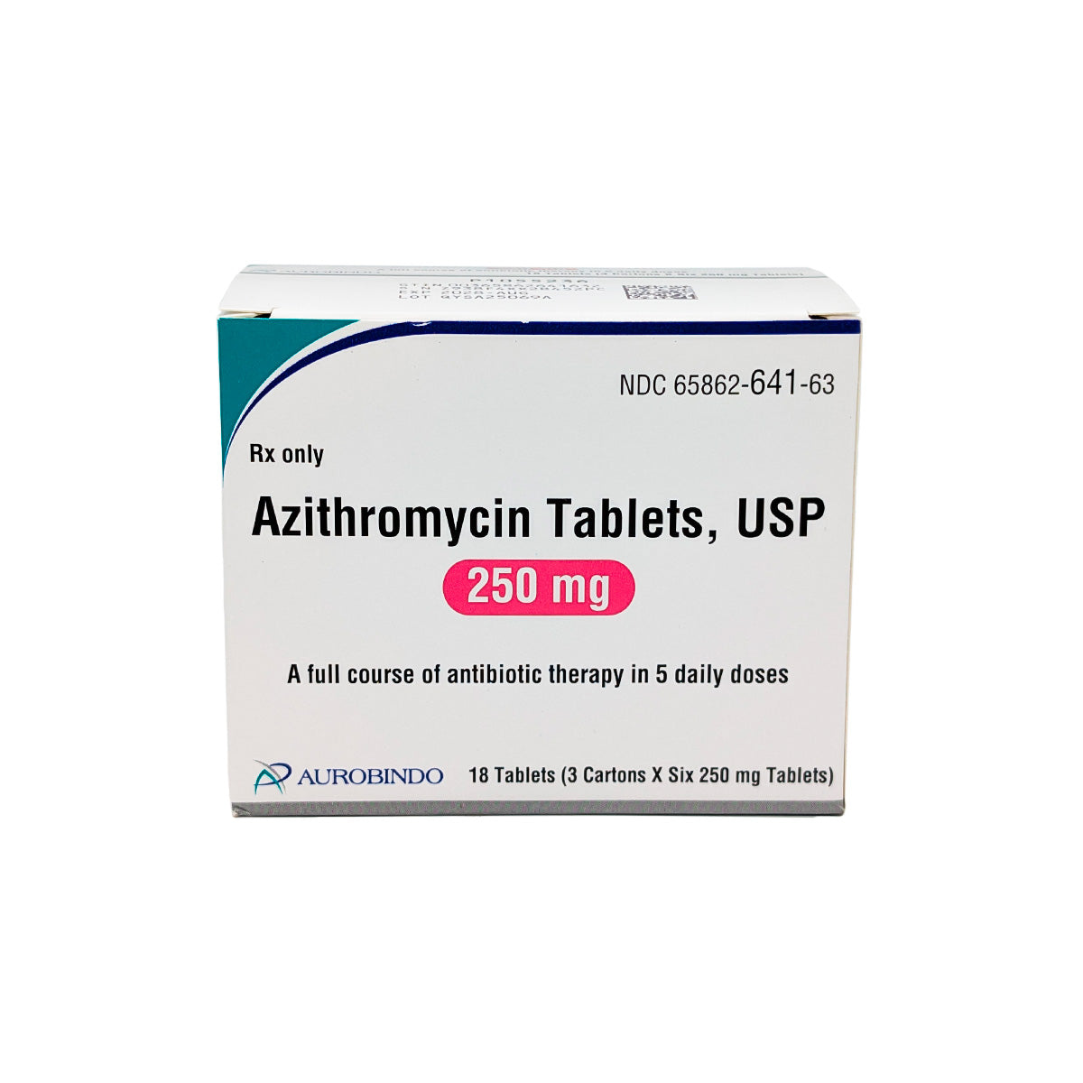 Azithromycin [ZITHROMAX] 250MG 18/Pack