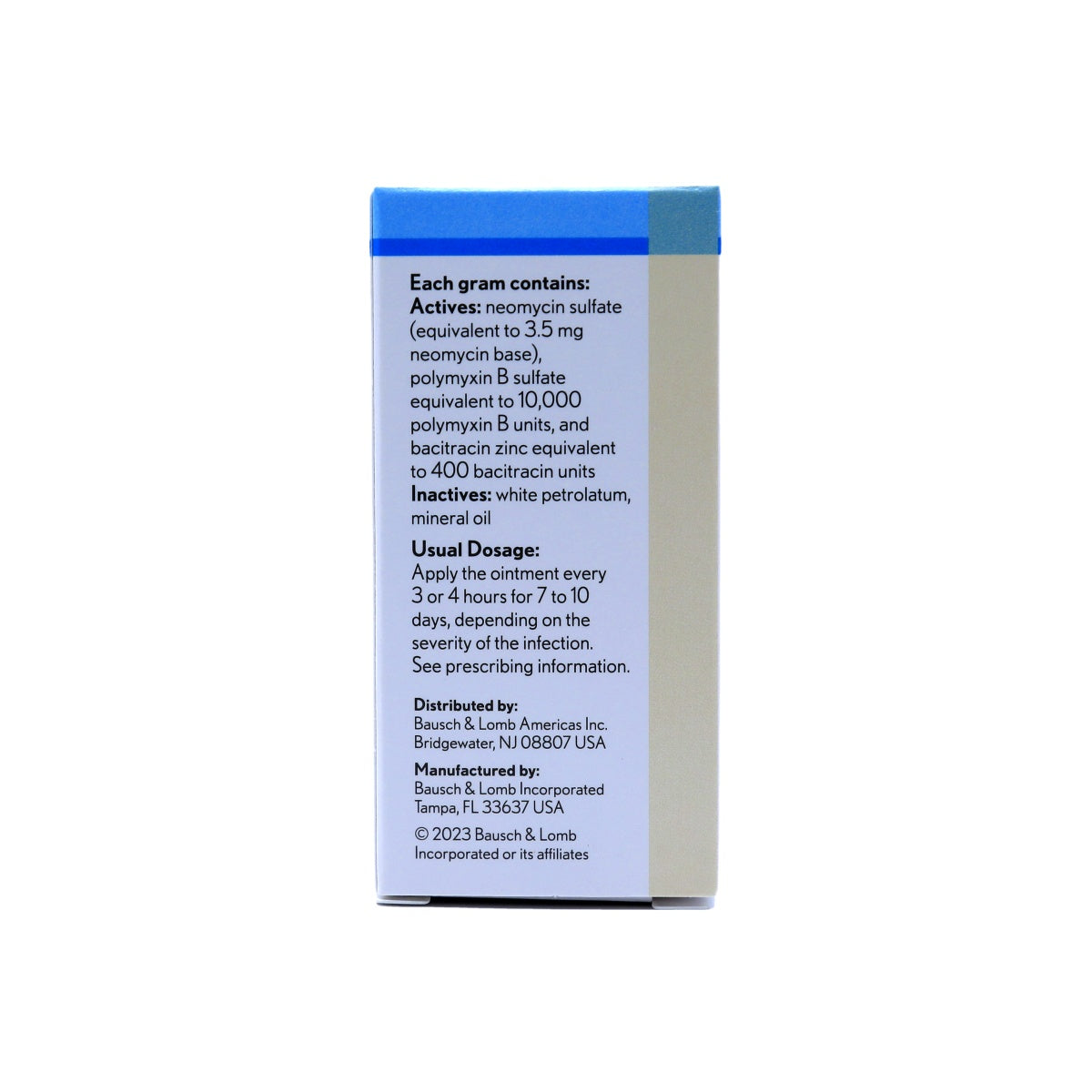 Neomycin Polymyxin B Sulfate Bacitracin Ointment