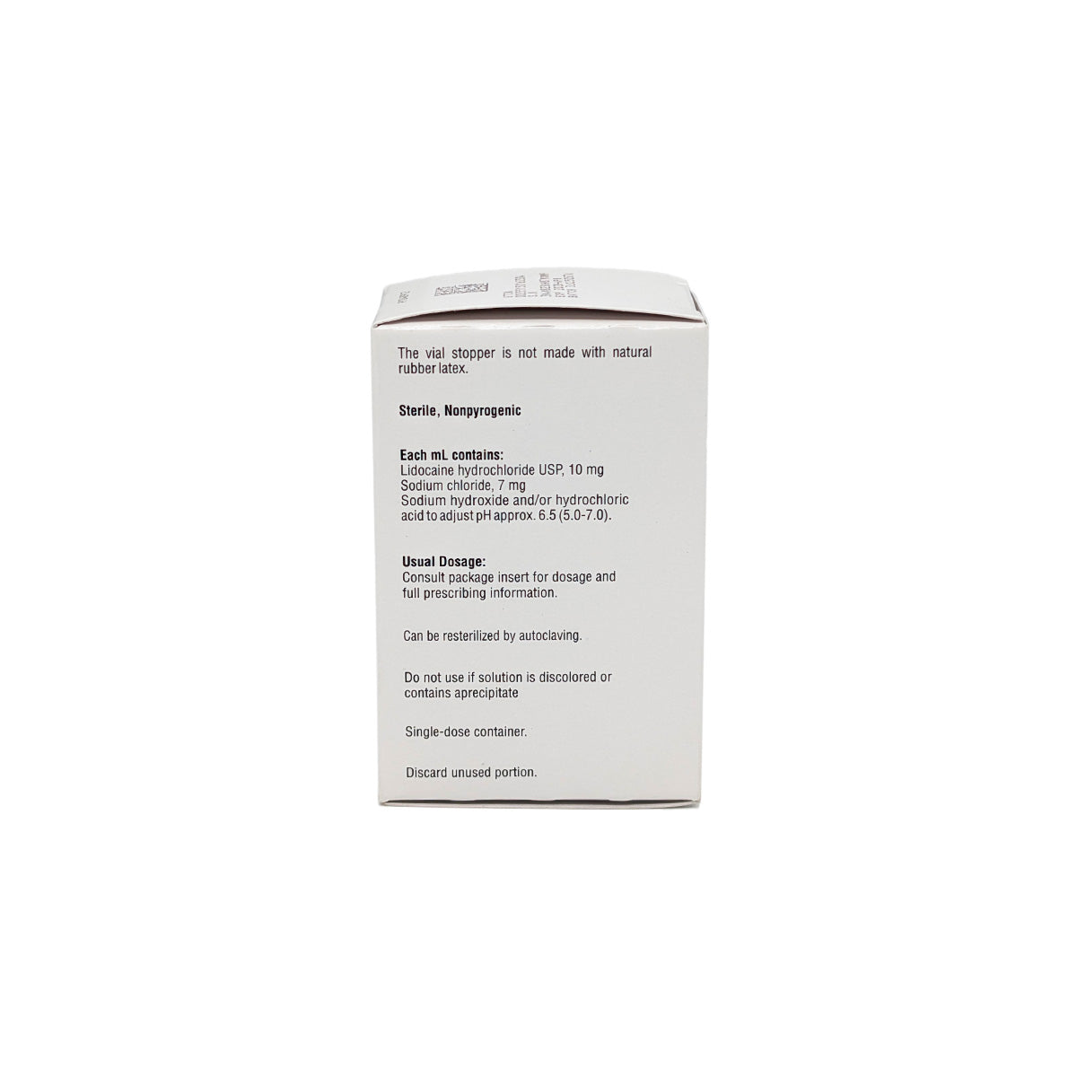 Lidocaine 1% Injection PF 30mL