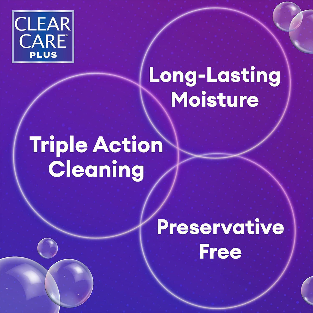Clear Care Plus Cleaning Solution with Hydraglyde, Travel Size (3oz -