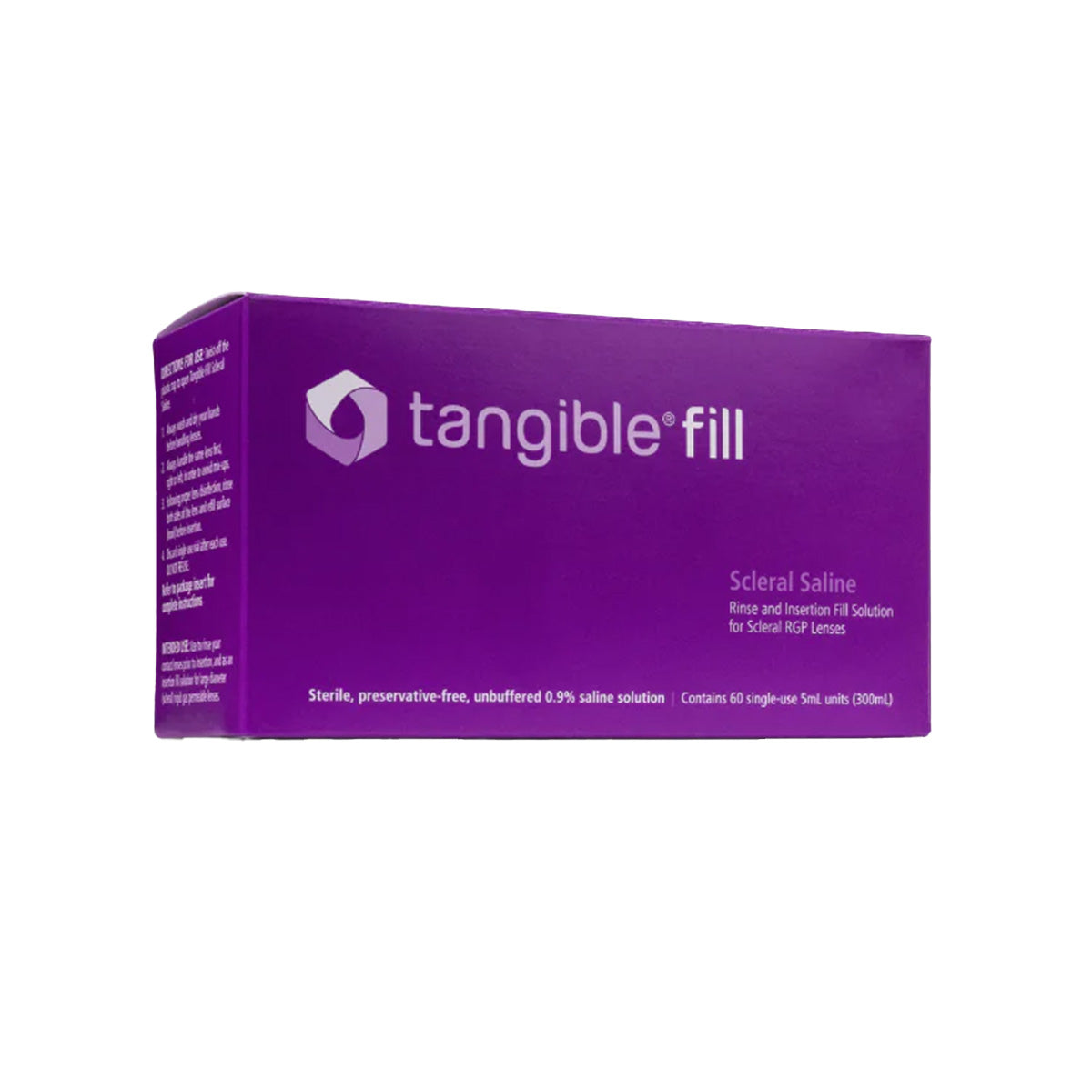 Tangible Fill – Preservative-Free Saline Solution for Scleral Lens (60 Vials)es