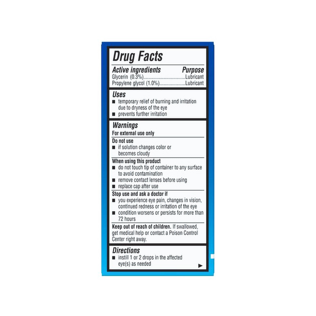 Bausch + Lomb Advanced Eye Relief® Dry Eye Lubricant Eye Drops – 15mL (0.5 fl oz)