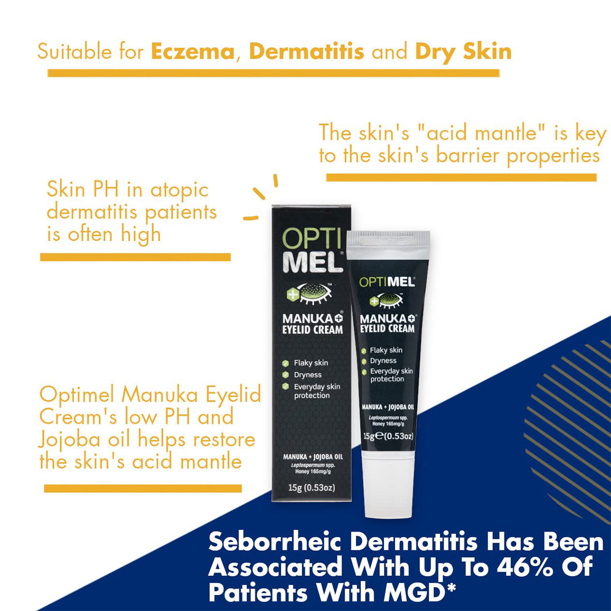 Optimel Manuka Eyelid Cream (15g tube)