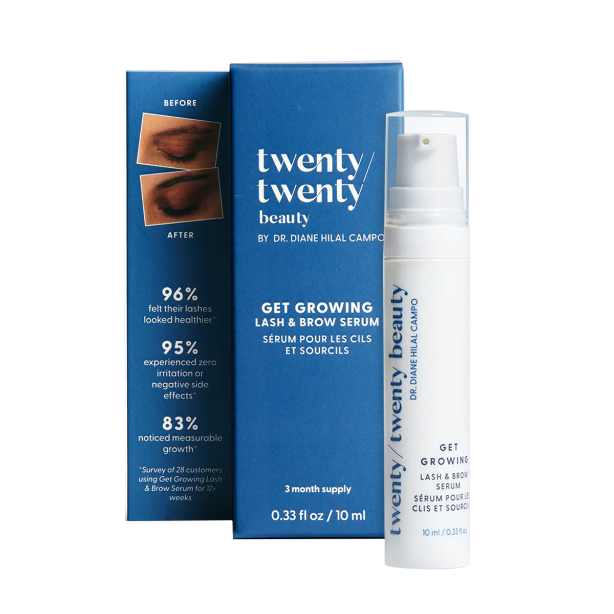 Twenty Twenty - Get Growing Lash & Brow Enhancing Serum (10ml Bottle)