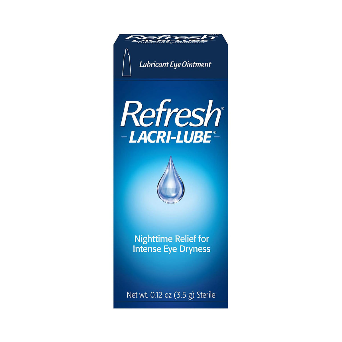 Refresh Lacri-Lube Lubricant Eye Ointment for Nighttime dryness (3,5g Tube)