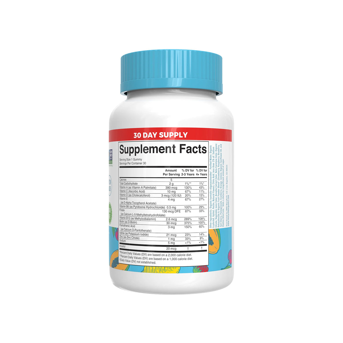 Mary Ruth's Kids Multivitamin Gummies (60ct) 2-Month Supply
