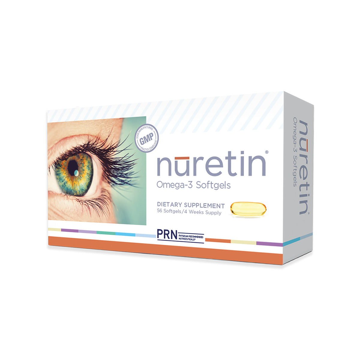 PRN Nuretin - High Dose Omega-3 Fish Oil Supplement - Support Healthy Retinal Function  (56ct – 1 Month Supply)