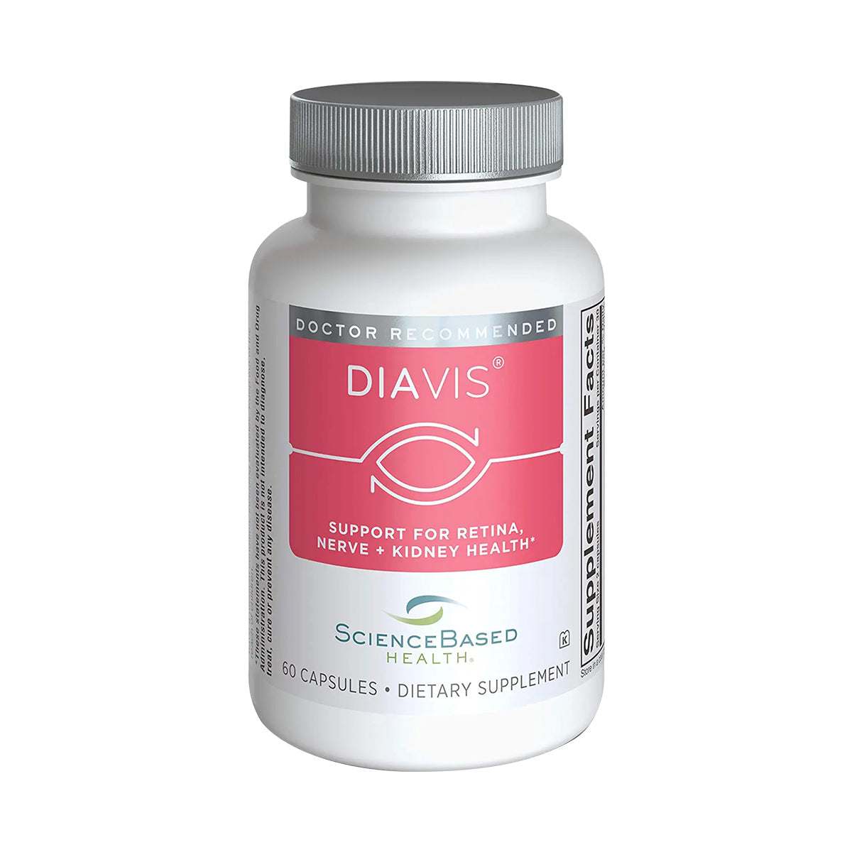 DiaVis - Eye and Nerve Support Formula - Sciencebased Health (60ct 1 Month Supply)